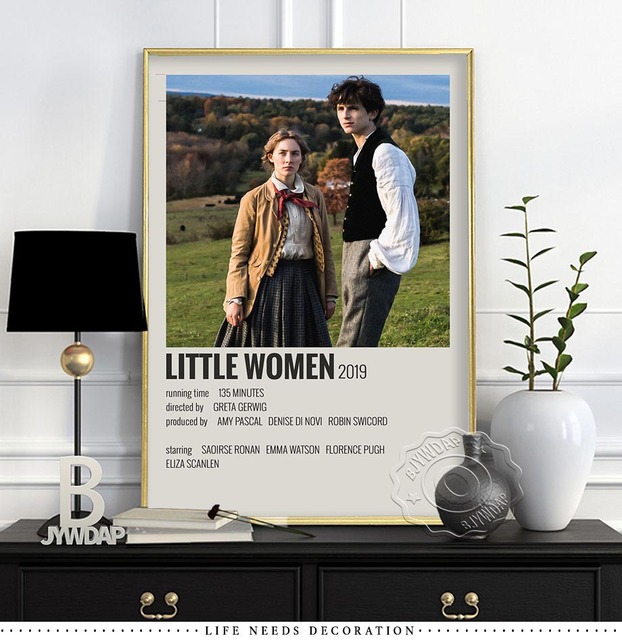 Plakat i druk na płótnie Małe kobietki z filmu Reying 2019 - dekoracja sypialni i wystrój wnętrza - Wianko - 3