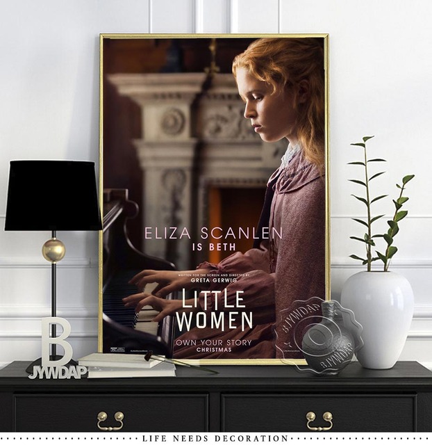 Plakat i druk na płótnie Małe kobietki z filmu Reying 2019 - dekoracja sypialni i wystrój wnętrza - Wianko - 14