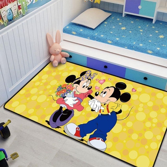Dywan dla dzieci Disney - mata do zabawy Mickey Minnie Mouse - wzór drzewa - do sypialni, salonu, kuchni - prezent dla chłopca lub dziewczynki - Wianko - 31