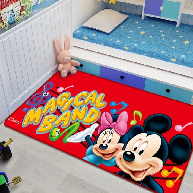 Dywan dla dzieci Disney - mata do zabawy Mickey Minnie Mouse - wzór drzewa - do sypialni, salonu, kuchni - prezent dla chłopca lub dziewczynki - Wianko - 21