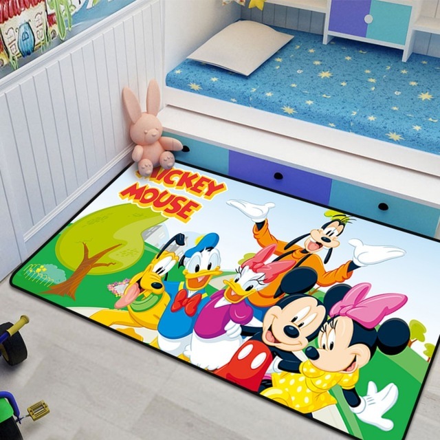 Dywan dla dzieci Disney - mata do zabawy Mickey Minnie Mouse - wzór drzewa - do sypialni, salonu, kuchni - prezent dla chłopca lub dziewczynki - Wianko - 11