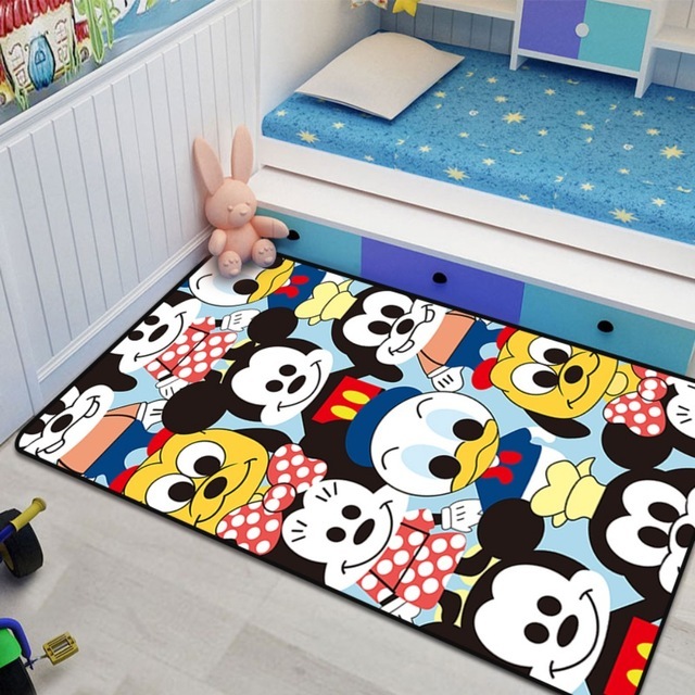 Dywan dla dzieci Disney - mata do zabawy Mickey Minnie Mouse - wzór drzewa - do sypialni, salonu, kuchni - prezent dla chłopca lub dziewczynki - Wianko - 17