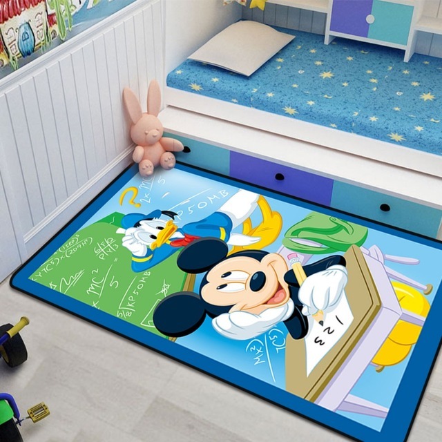Dywan dla dzieci Disney - mata do zabawy Mickey Minnie Mouse - wzór drzewa - do sypialni, salonu, kuchni - prezent dla chłopca lub dziewczynki - Wianko - 5