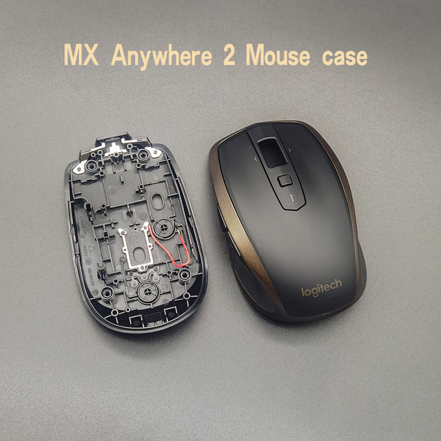 Nowa oryginalna obudowa myszy Logitech MX Anywhere 2/2s - srebrno-złota - Wianko - 1