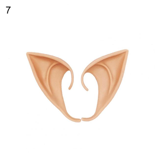Elf uszy - karnawałowe przebranie, kreatywne emulsyjne lateksowe uszy anioła, dekoracja Halloween, 1 para - Wianko - 13