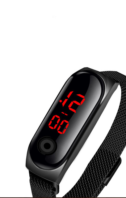 Damski zegarek cyfrowy LED Luxury 2021 Top marki z modnym designem - Wianko - 7