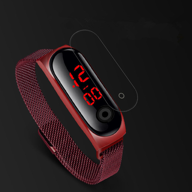 Damski zegarek cyfrowy LED Luxury 2021 Top marki z modnym designem - Wianko - 11