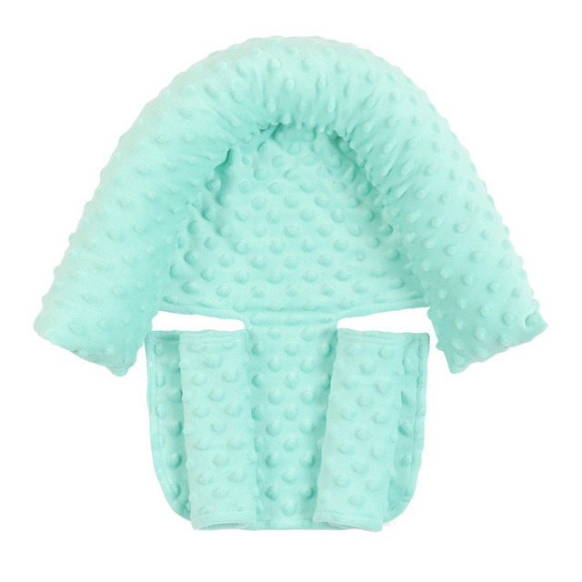 Poduszka dla niemowląt z główką podporządkowującą #45 z miękkim minky zagłówkiem i pokrowcem paskowym - Wianko - 26