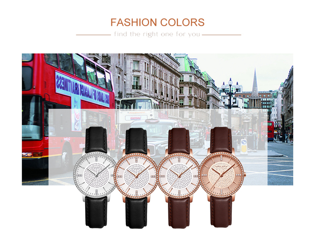 Hannah Martin diamentowy zegarek kwarcowy dla kobiet - moda luksusowa - Wianko - 24