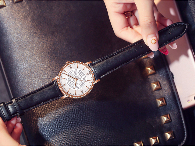 Hannah Martin diamentowy zegarek kwarcowy dla kobiet - moda luksusowa - Wianko - 26