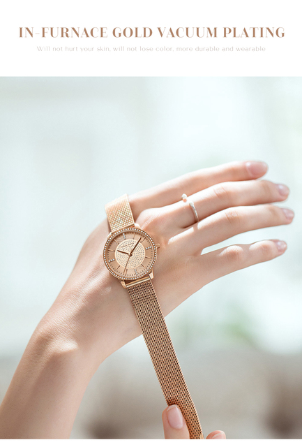 Hannah Martin diamentowy zegarek kwarcowy dla kobiet - moda luksusowa - Wianko - 15