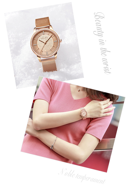 Hannah Martin diamentowy zegarek kwarcowy dla kobiet - moda luksusowa - Wianko - 16