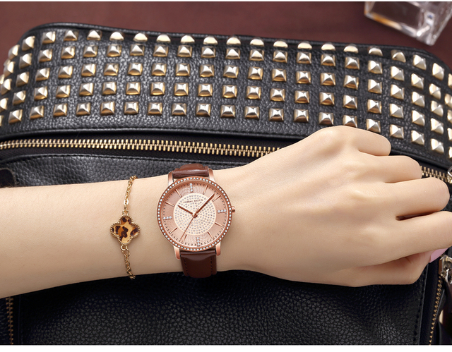 Hannah Martin diamentowy zegarek kwarcowy dla kobiet - moda luksusowa - Wianko - 30