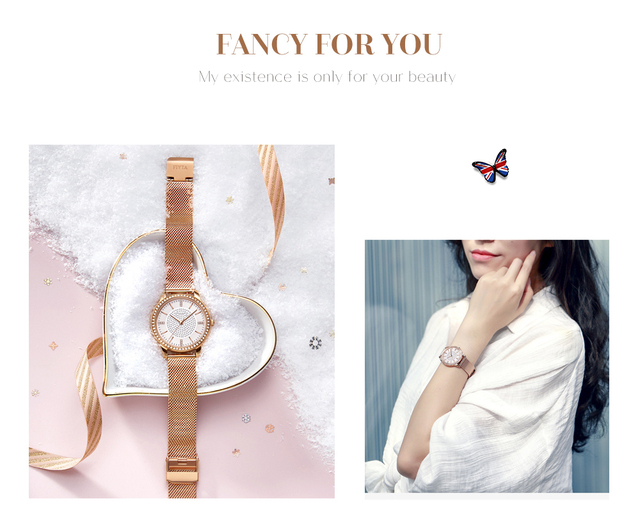 Hannah Martin diamentowy zegarek kwarcowy dla kobiet - moda luksusowa - Wianko - 19
