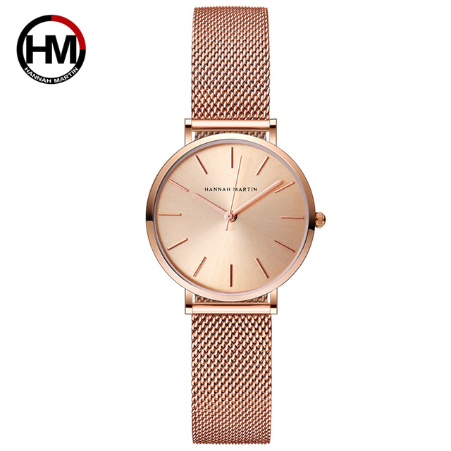 Hannah Martin diamentowy zegarek kwarcowy dla kobiet - moda luksusowa - Wianko - 4