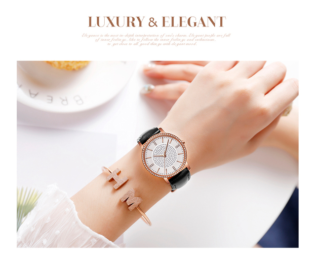 Hannah Martin diamentowy zegarek kwarcowy dla kobiet - moda luksusowa - Wianko - 28