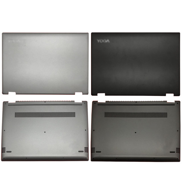 Pokrywa/Dolny futerał laptopa LCD czarny/srebrny do Lenovo YOGA 520-14 520-14ISK 520-14IKB Flex5-14 - Wianko - 9