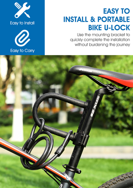 WEST BIKING Blokada antykradzieżowa rowerowa z linką stalową - bezpieczeństwo dla motocykli, skuterów, MTB i rowerów szosowych - Wianko - 45