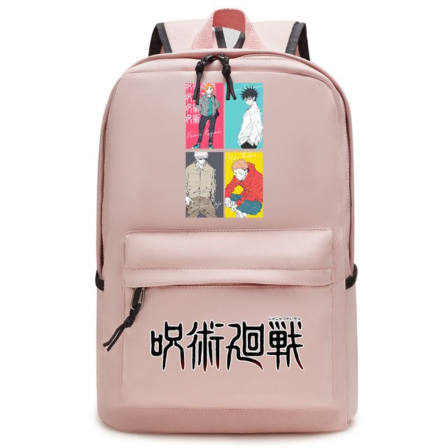 Plecak podróżny z kreskówkowym motywem Jujutsu Kaisen dla dziewczyn, wzór Kawaii z postacią Itadori Yuji - Wianko - 11