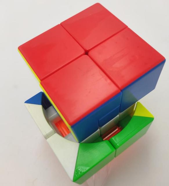 Meilong 3X3 Bandaged - Twist Puzzle z ukrytymi kostkami I i II, bez naklejek, edukacyjna zabawka - Wianko - 4