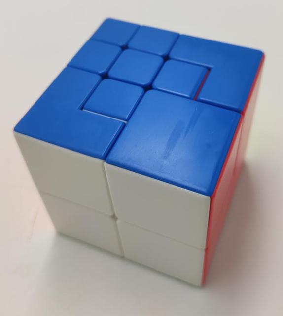 Meilong 3X3 Bandaged - Twist Puzzle z ukrytymi kostkami I i II, bez naklejek, edukacyjna zabawka - Wianko - 1