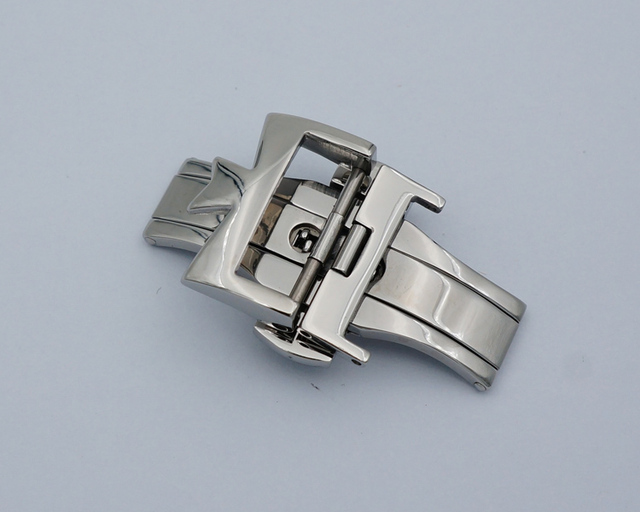 Pasek skórzany MAIKES zapięcie motyl dla zegarka Constantin, stal nierdzewna 316L, szerokość 18mm lub 20mm - Wianko - 3
