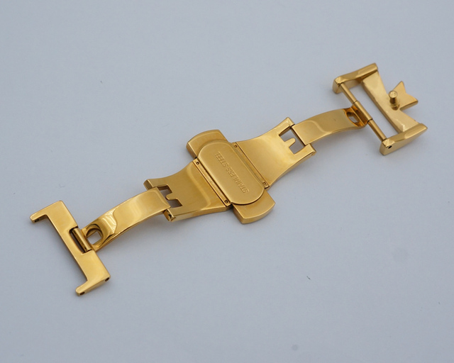 Pasek skórzany MAIKES zapięcie motyl dla zegarka Constantin, stal nierdzewna 316L, szerokość 18mm lub 20mm - Wianko - 14
