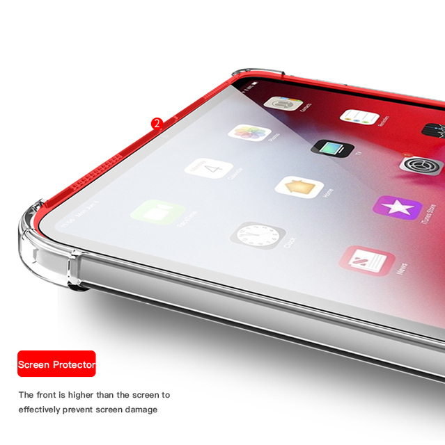 Futerał silikonowy odporny na wstrząsy do iPada Mini 6 2021 8.3 cala - przezroczysta tylna okładka TPU elastyczny zderzak - Wianko - 11