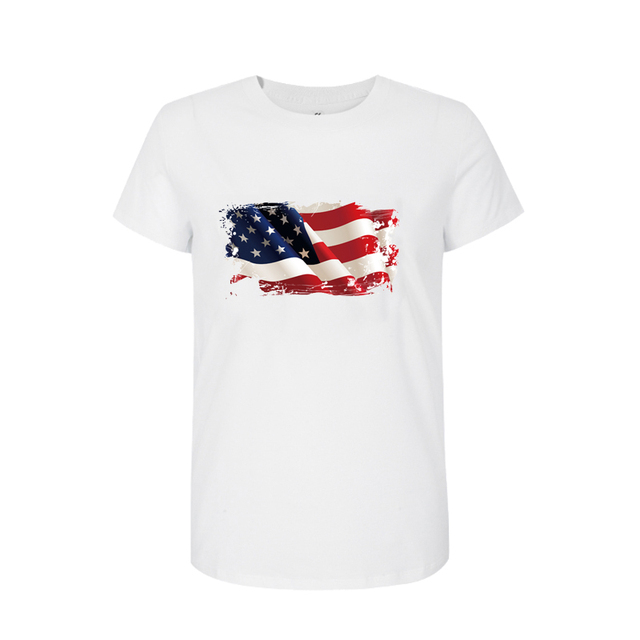 Żelazko na transfer Flagi Ameryki na odzież - łatka żelazko na winylu przenikania ciepła dla ubrań z logo, naklejka termoaplikacja - Wianko - 4