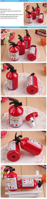 Kreatywna czerwona ostrzałka z pojedynczym otworem gaśnica - szkolne materiały papiernicze dla dzieci - Wianko - 5