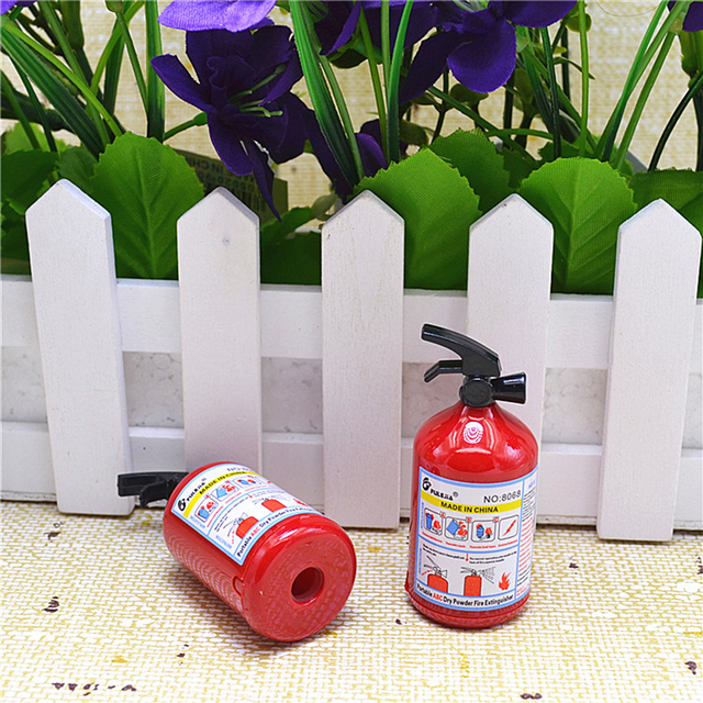 Kreatywna czerwona ostrzałka z pojedynczym otworem gaśnica - szkolne materiały papiernicze dla dzieci - Wianko - 4