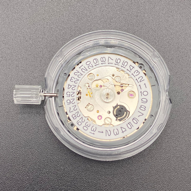 Mechaniczny męski zegarek Seiko NH35 NH35A z Japonii, oryginalny, z automatycznym i wymiennym ruchem, wysoka dokładność, dzień i data - Wianko - 6