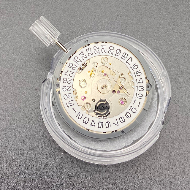 Mechaniczny męski zegarek Seiko NH35 NH35A z Japonii, oryginalny, z automatycznym i wymiennym ruchem, wysoka dokładność, dzień i data - Wianko - 1