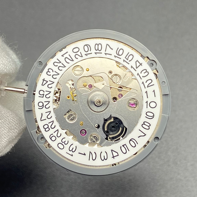 Mechaniczny męski zegarek Seiko NH35 NH35A z Japonii, oryginalny, z automatycznym i wymiennym ruchem, wysoka dokładność, dzień i data - Wianko - 3