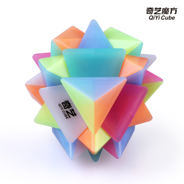 Kostka łamigłówka Qiyi Jelly Color - profesjonalna, prędkościowa i edukacyjna zabawka na palec dla dzieci - Infinity Cube - Wianko - 9