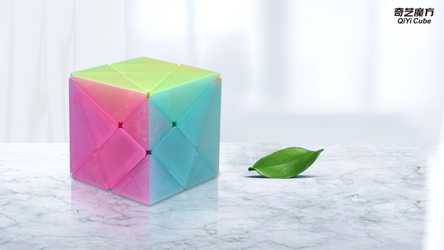 Kostka łamigłówka Qiyi Jelly Color - profesjonalna, prędkościowa i edukacyjna zabawka na palec dla dzieci - Infinity Cube - Wianko - 4