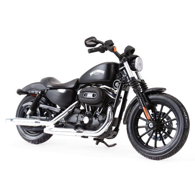Model motocykla Harley Davidson 2014 Sportster Iron 883 w skali 1:12 - odlew zabawkowy kolekcjonerski - Wianko - 6