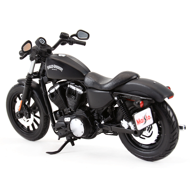 Model motocykla Harley Davidson 2014 Sportster Iron 883 w skali 1:12 - odlew zabawkowy kolekcjonerski - Wianko - 3
