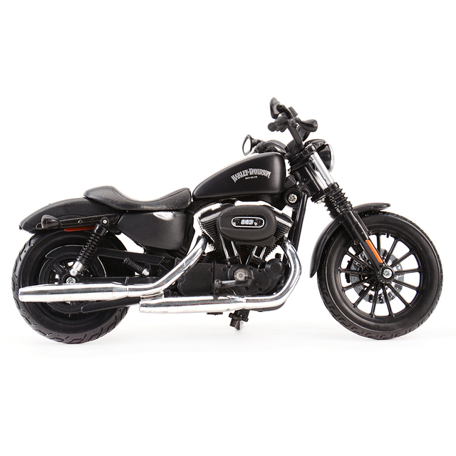 Model motocykla Harley Davidson 2014 Sportster Iron 883 w skali 1:12 - odlew zabawkowy kolekcjonerski - Wianko - 5