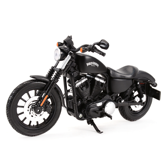 Model motocykla Harley Davidson 2014 Sportster Iron 883 w skali 1:12 - odlew zabawkowy kolekcjonerski - Wianko - 1