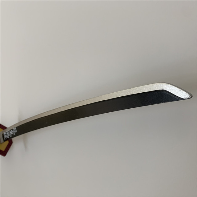Drewniany miecz Sługi Demonów Kimetsu nie Yaiba Tomioka Giyuu, czarny/fioletowy, model 1:1, długość 75cm - Wianko - 14