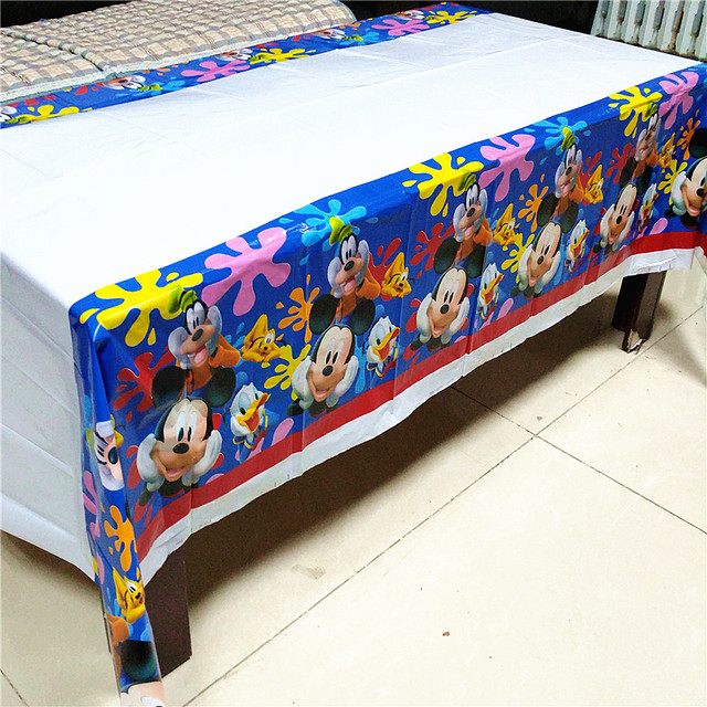 Zestaw dekoracji urodzinowych Baby Shower dla dzieci - Minnie Mouse, jednorazowe zastawy stołowe, sprzyja motyw kreskówki - Wianko - 3
