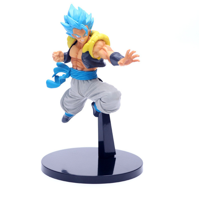 Figurka akcji Dragon Ball Z Super Saiyan Gogeta - model postaci syna Goku i Vegety z niebieskimi włosami - Wianko - 19
