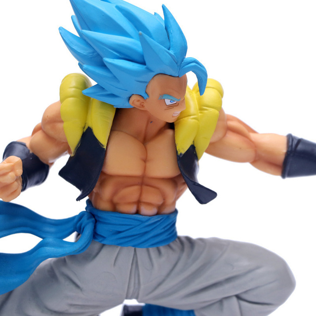 Figurka akcji Dragon Ball Z Super Saiyan Gogeta - model postaci syna Goku i Vegety z niebieskimi włosami - Wianko - 14