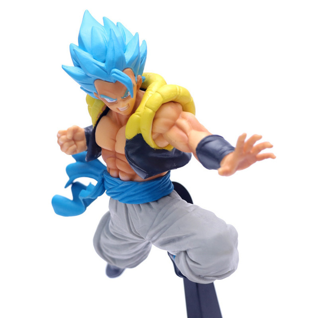 Figurka akcji Dragon Ball Z Super Saiyan Gogeta - model postaci syna Goku i Vegety z niebieskimi włosami - Wianko - 13