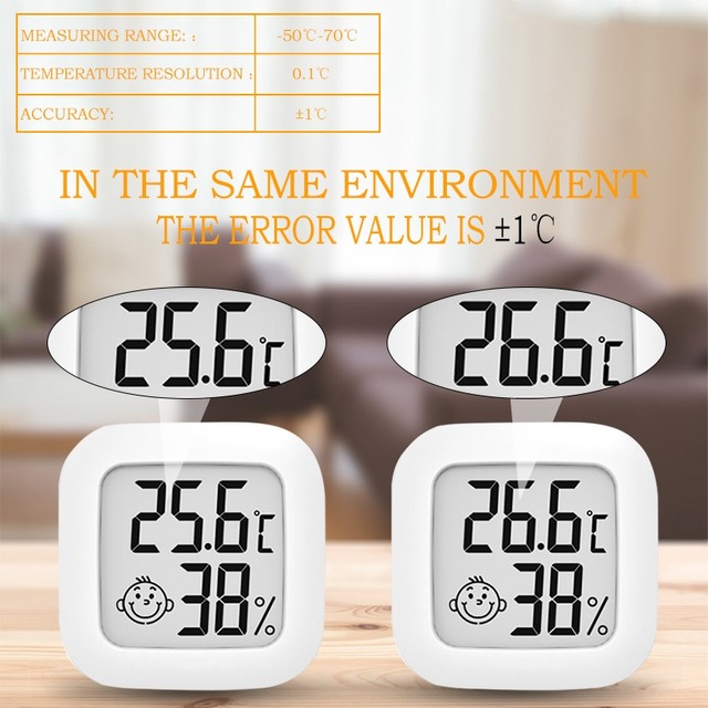 Mini cyfrowa tablica LCD biurkowa z zegarem i wyświetlaczem czasu na pulpit do biura i domu - Wianko - 36