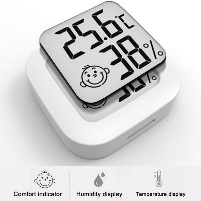 Mini cyfrowa tablica LCD biurkowa z zegarem i wyświetlaczem czasu na pulpit do biura i domu - Wianko - 30