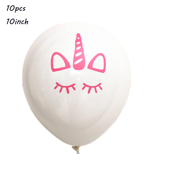 15 sztuk różowych balonów lateksowych z motywem jednorożca - dekoracja urodzinowa, impreza - Wianko - 10