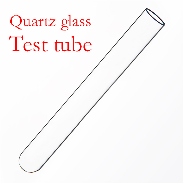 Probówka do szkła kwarcowego, O.D. 18mm, L. 180mm, odporna na wysoką temperaturę szklana probówka - Wianko - 1