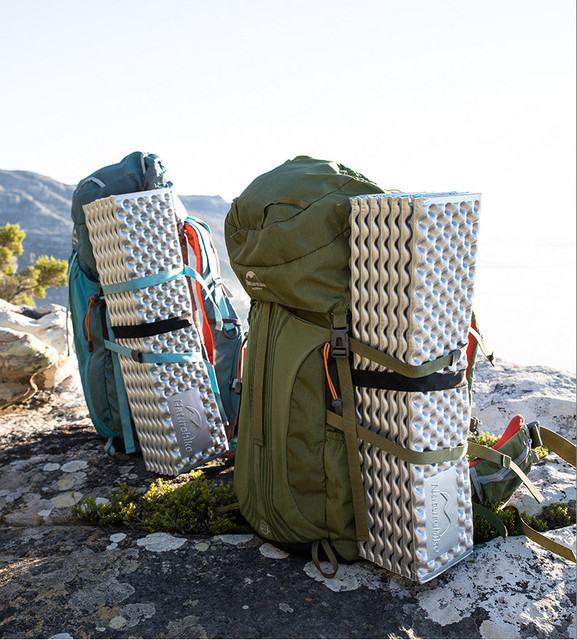 Maty do spania NatureHike camping outdoor - IXPE + aluminiowa podkładka ultralekka i kompaktowa z torbą na przechowywanie - Wianko - 14